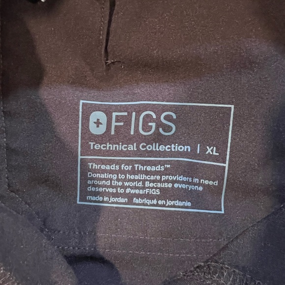 FIGS high waisted Livingston scrub pants ESPRESSO - Picture 2 of 3